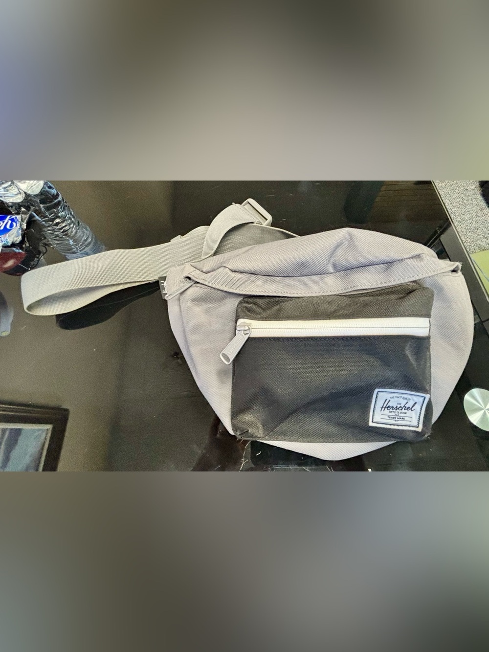 Herschel Supply Company Two-Tone Gray & Black Crossbody/Waist, Fanny Bag